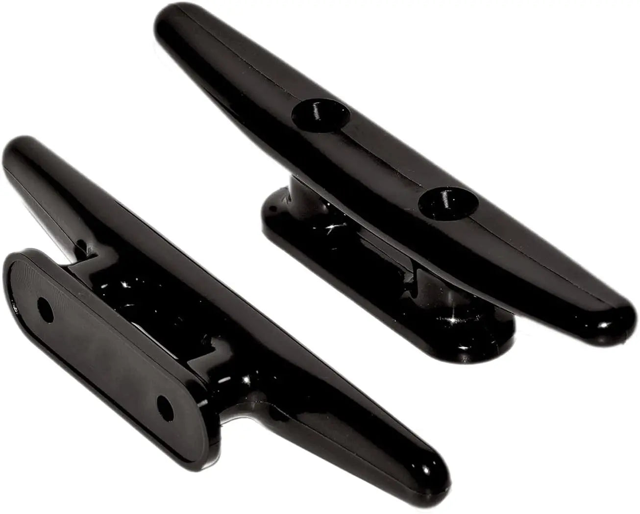 4 Pack Boat Cleat Black Nylon Dock Kayak Cleat,4/6/8 inch with Fasteners Wholesale Hub