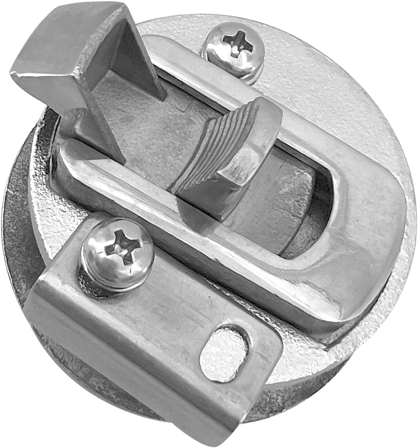 Boat Latches Stainless Steel 2", Latch Hatch Round Pull Marine Flush Locking Lift Handle Deck - Non Wholesale Hub