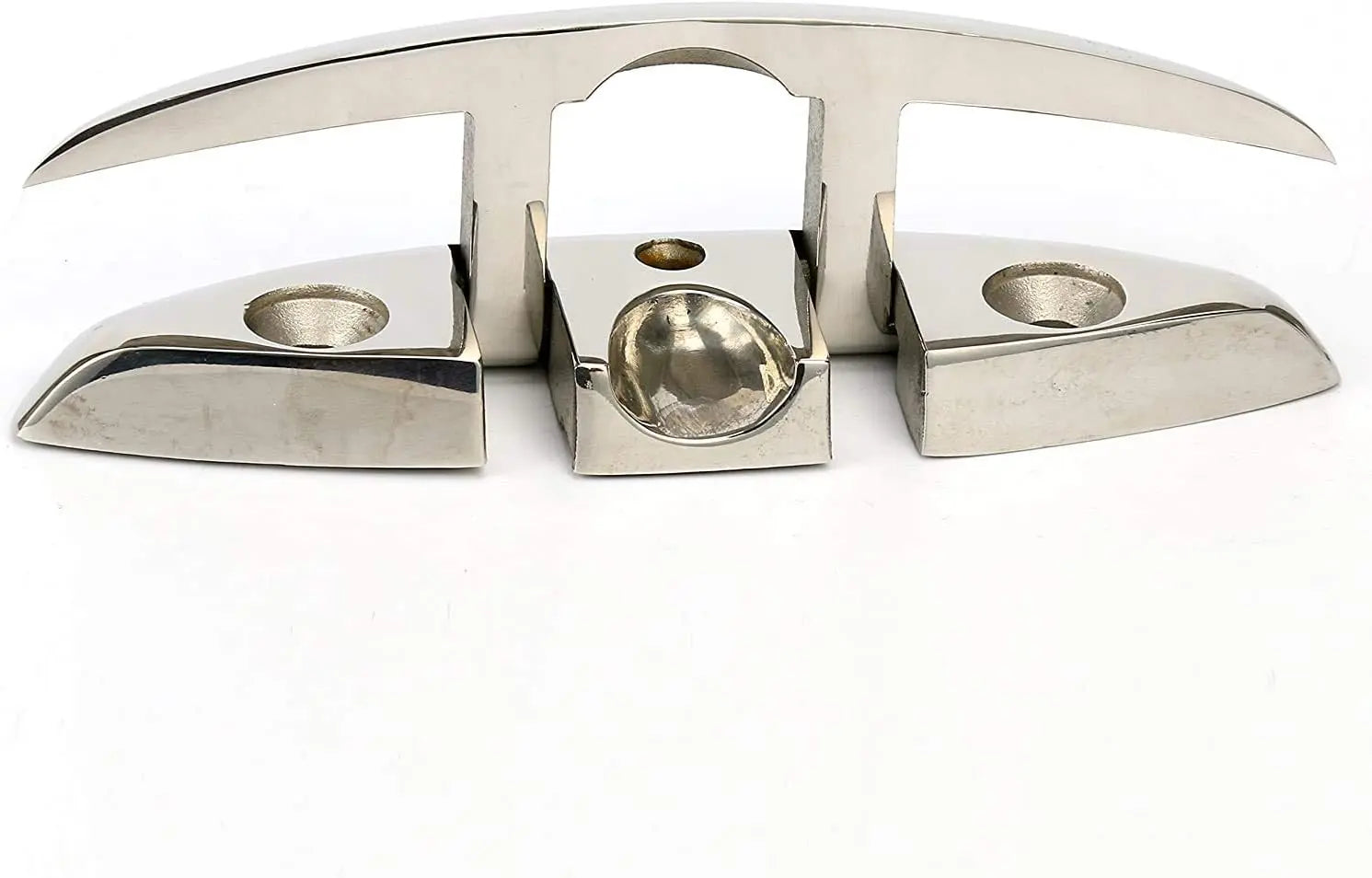 Boat Folding Cleat 8-1/2" Flip-up Heavy Dock Marine Grade 316 Stainless Steel Wholesale Hub