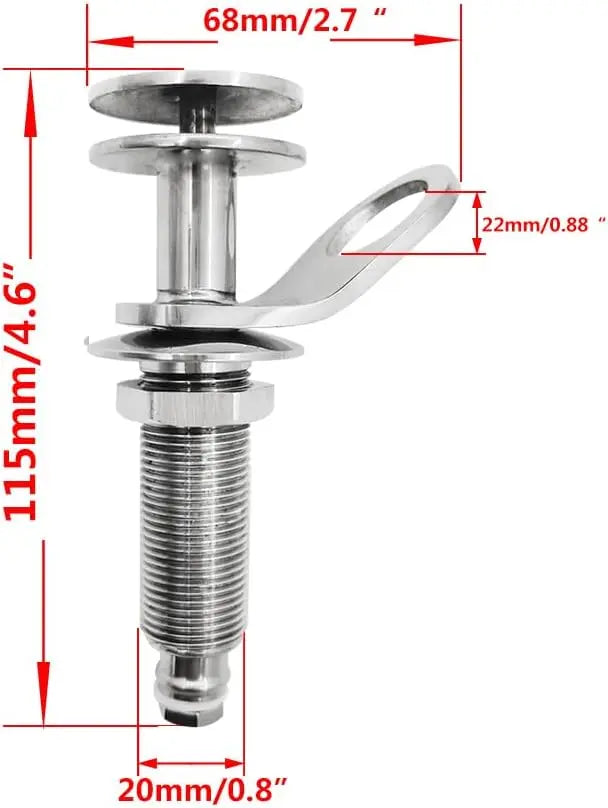 316 Stainless Steel Quick Release Bumper Boat Fender Holder Mount Cleat Hook Accessories Wholesale Hub