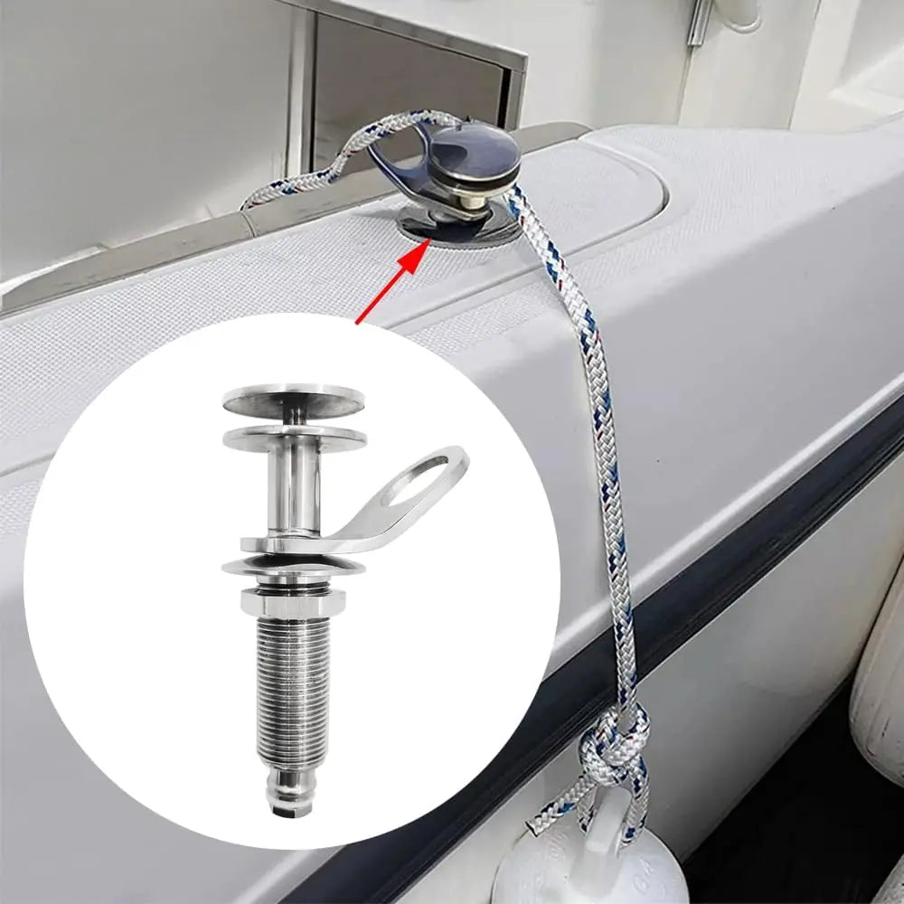 316 Stainless Steel Quick Release Bumper Boat Fender Holder Mount Cleat Hook Accessories Wholesale Hub