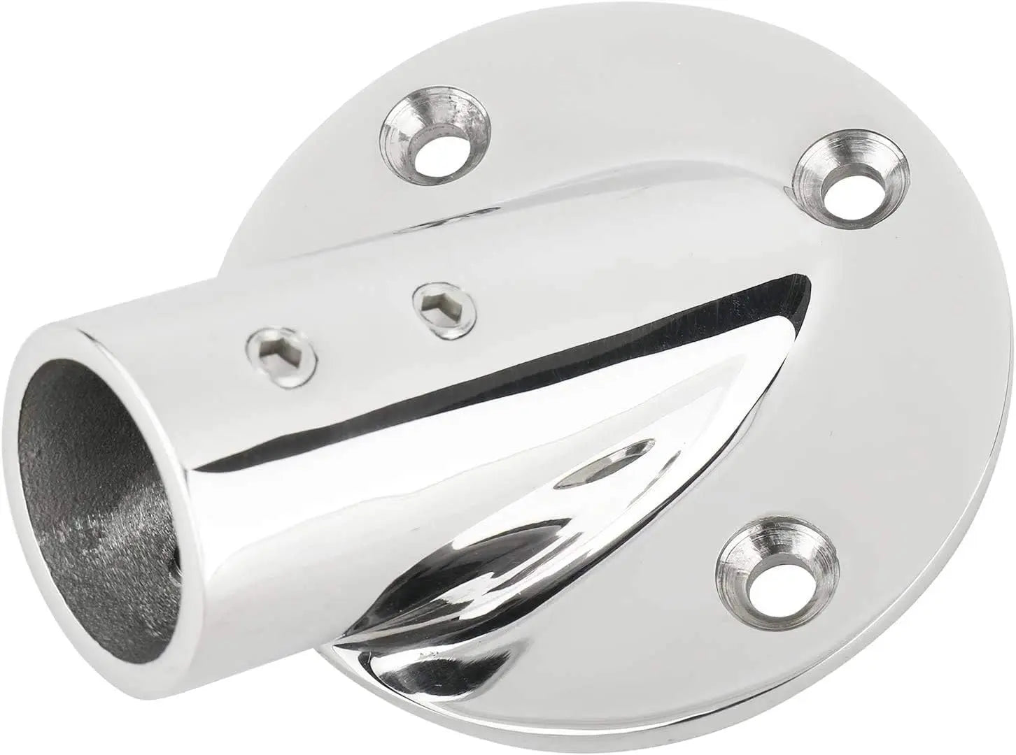 7/8''(22mm) 30 Degree Heavy Dudy 316 Stainless Steel Marine Tube Boat Hand Rail Round Base Bimini Top Fitting Hardware Wholesale Hub