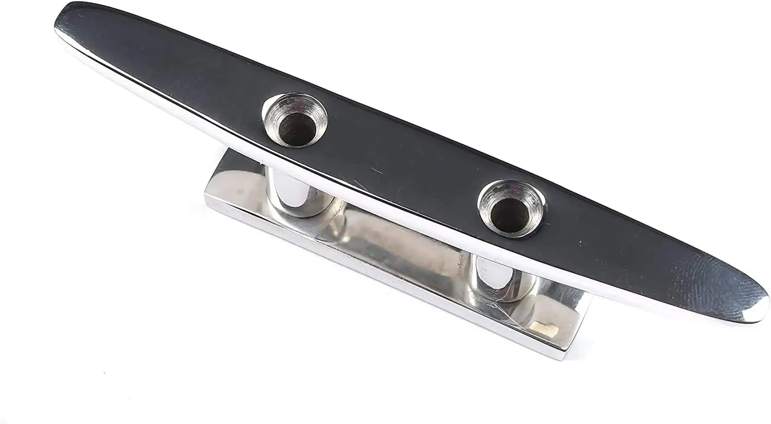 Boat Cleat 8" 316 Stainless Steel Flat Top Low Silhouette Marine Mast Wholesale Hub