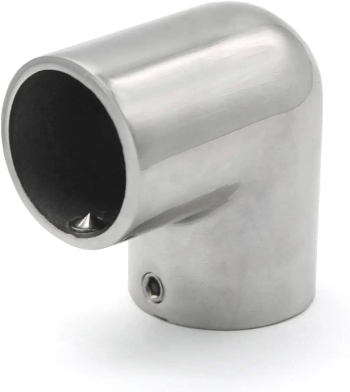 Heavy Dudy Marine Grade 316 Steel Stainless 2 Way Boat Hand Rail Fitting 90 Degree Elbow for 7/8" O.D. Tube Hardware Wholesale Hub