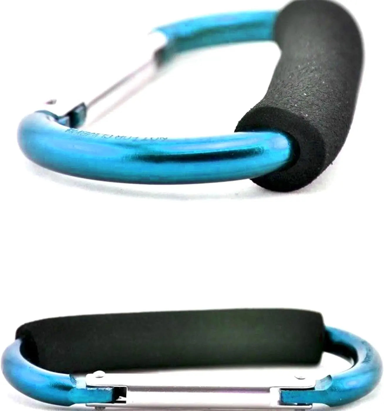 Stroller Hooks by Baby,Large Stroller Hooks for Mommy, 2 pcs Carabiner Stroller Hook Organizer for Hanging Purses, Diaper Bag, Shopping Bags (Sky Blue) Wholesale Hub
