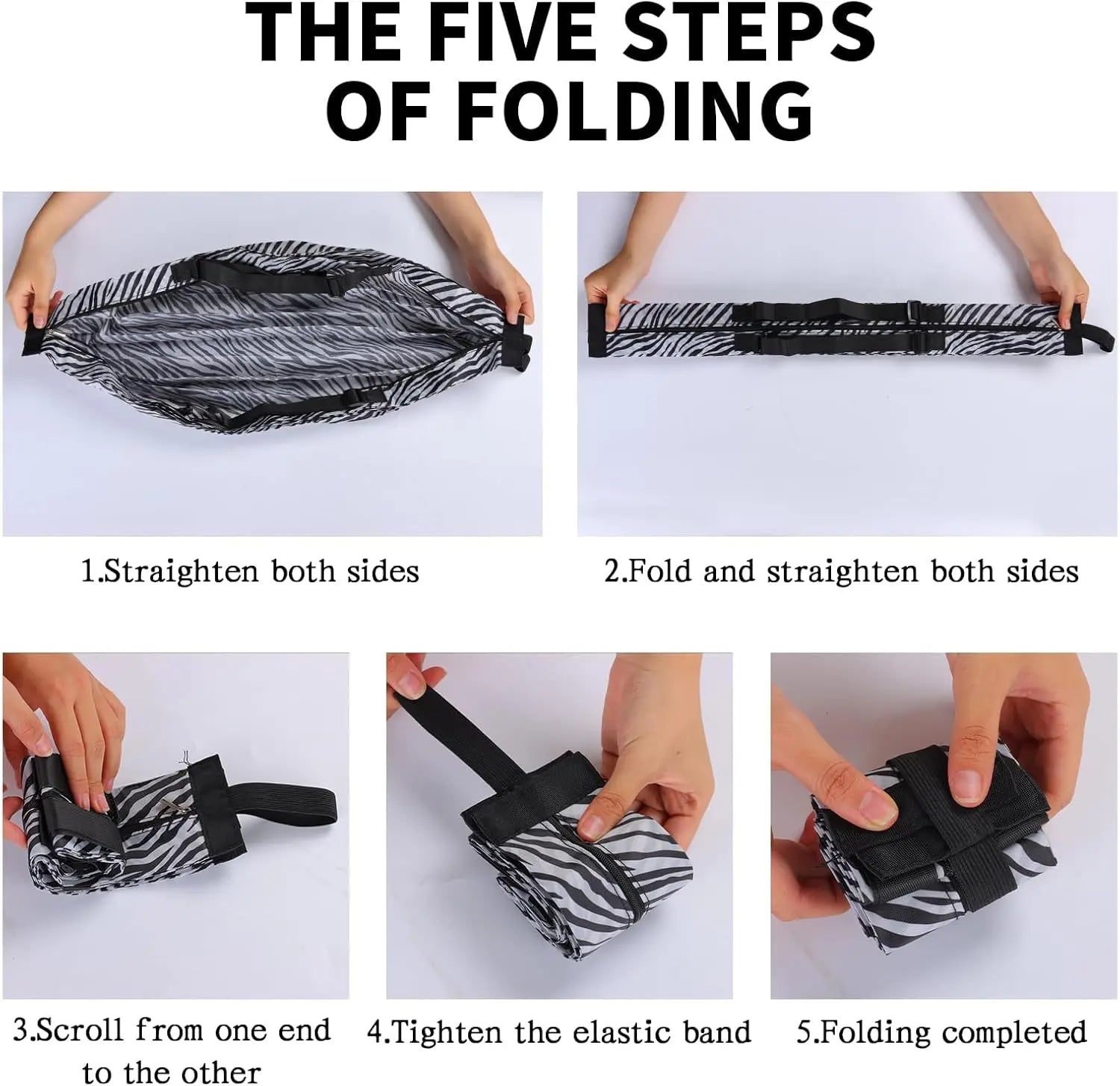 Reusable Shopping Bag, Portable Foldable Nylon Grocery Bag with Zipper, Large Capacity Luggage Bags for traveling, Camping, Picnics, and Fitness Wholesale Hub