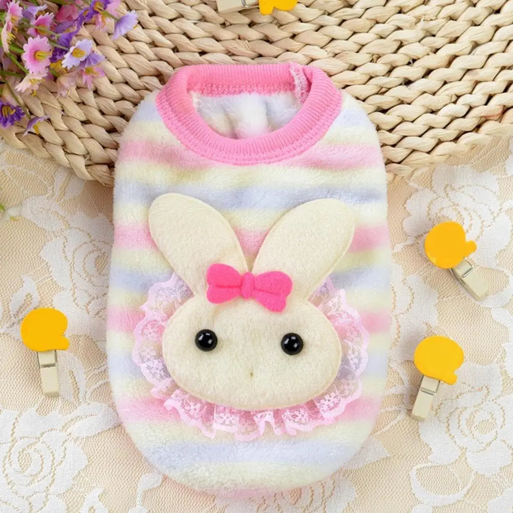 Dog Sweaters for Small Dogs Girl,Warm Soft Fleece Extra Small Dog Sweaters,Teacup Dog Clothes,Cute Sweater Pet Clothes for Kitten, Rabbits, Guinea Pig (C XXXS) Wholesale Hub