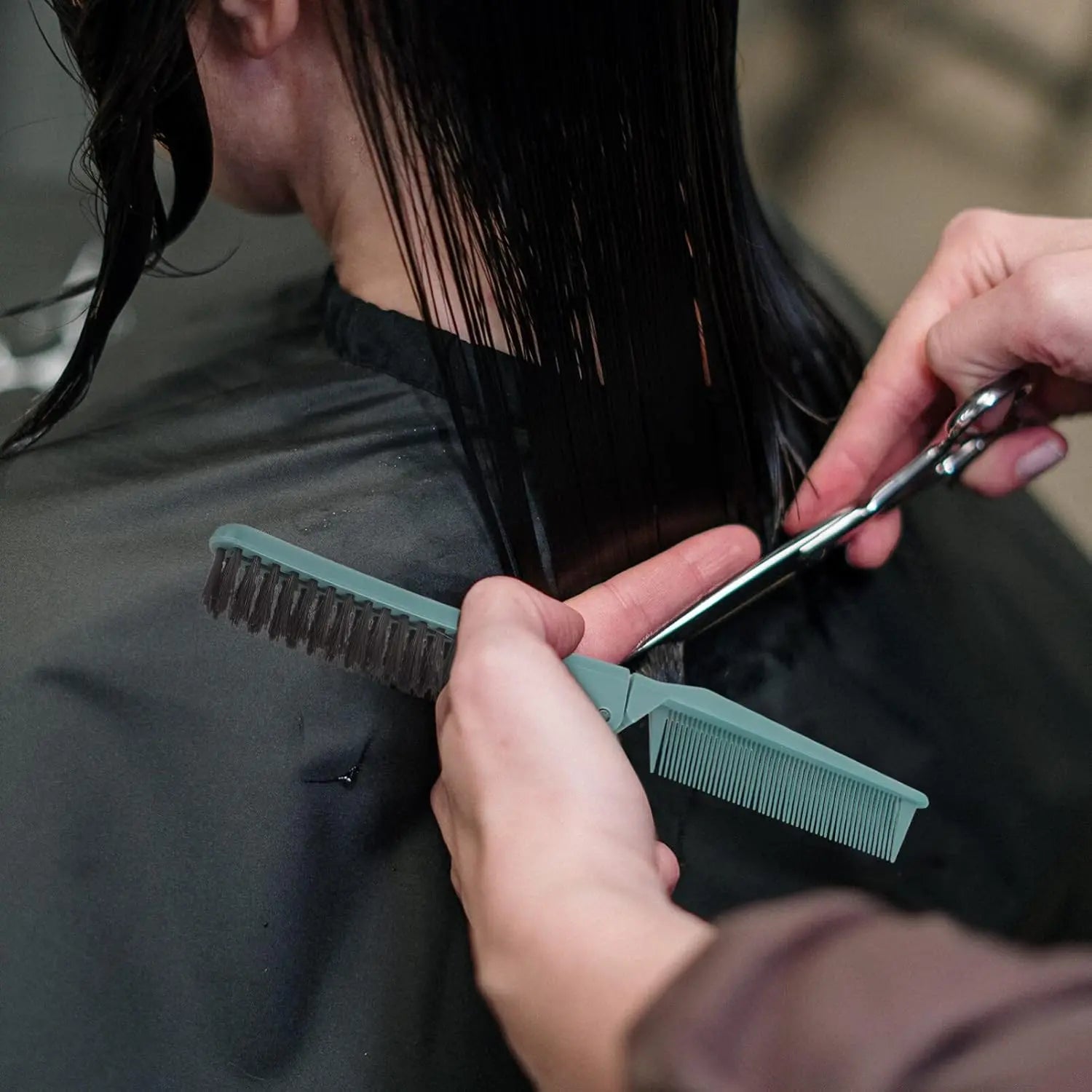 2Pcs Small Double Folding Hair Brush: Hair Styling Salon Brush Comb Folding Comb Double Use Comb for Curly And Straight Hair Wholesale Hub