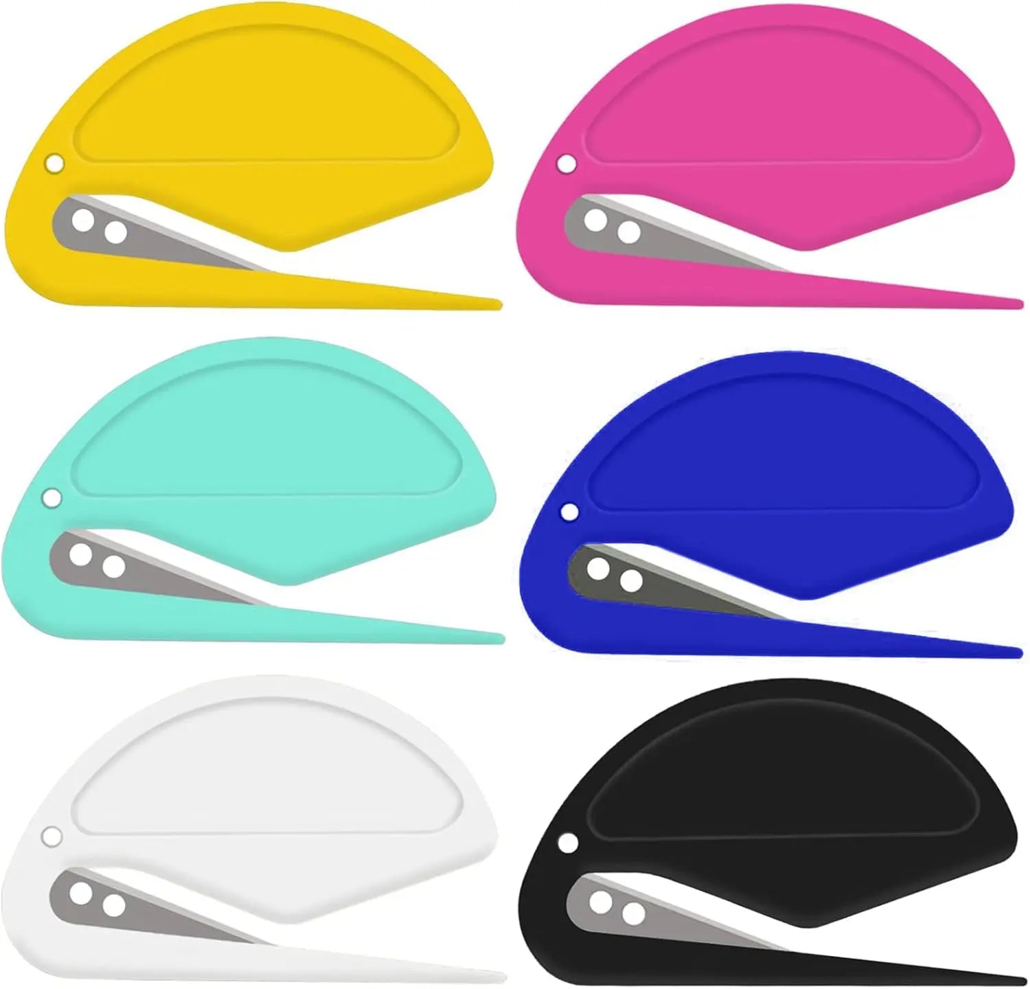 Knotting Comb 6Pcs Pet Hair Remover Knot Combs Letter Opener Mail Envelope Wrapping Paper Cutter with Safe Plastic Handle for Cats Dogs Letters Wholesale Hub
