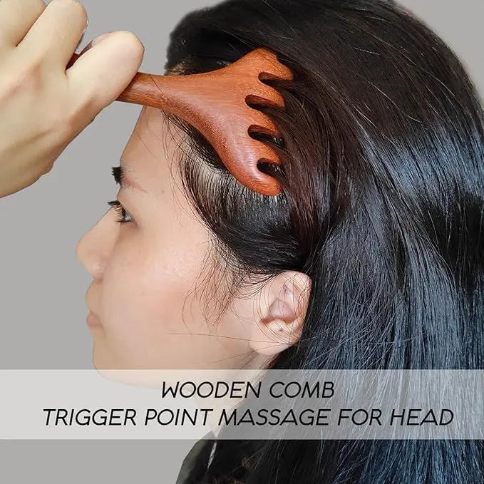 Head Massager Scalp 2 Pack, Protable Head Scratcher Massager for Relaxation & Stress Reduction, Wood Comb Gift for Mother, Sister and Lover Wholesale Hub