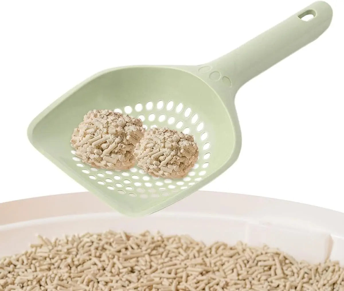 Cat Litter Scoop, Kitten Pooper Lifter, Non Stick Sifter Poop Cleaner Corner Shovel,Cat Feces Scoop, Cat Cleaning Supplies, A Variety Of Colors Available, Durable And Reliable (B) Wholesale Hub