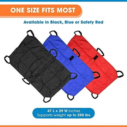 Transport Stretcher for Dogs - Emergency Animal Carrier with Safety Strap - 250 Pound Weight Limit - Pet Stretcher Wholesale Hub