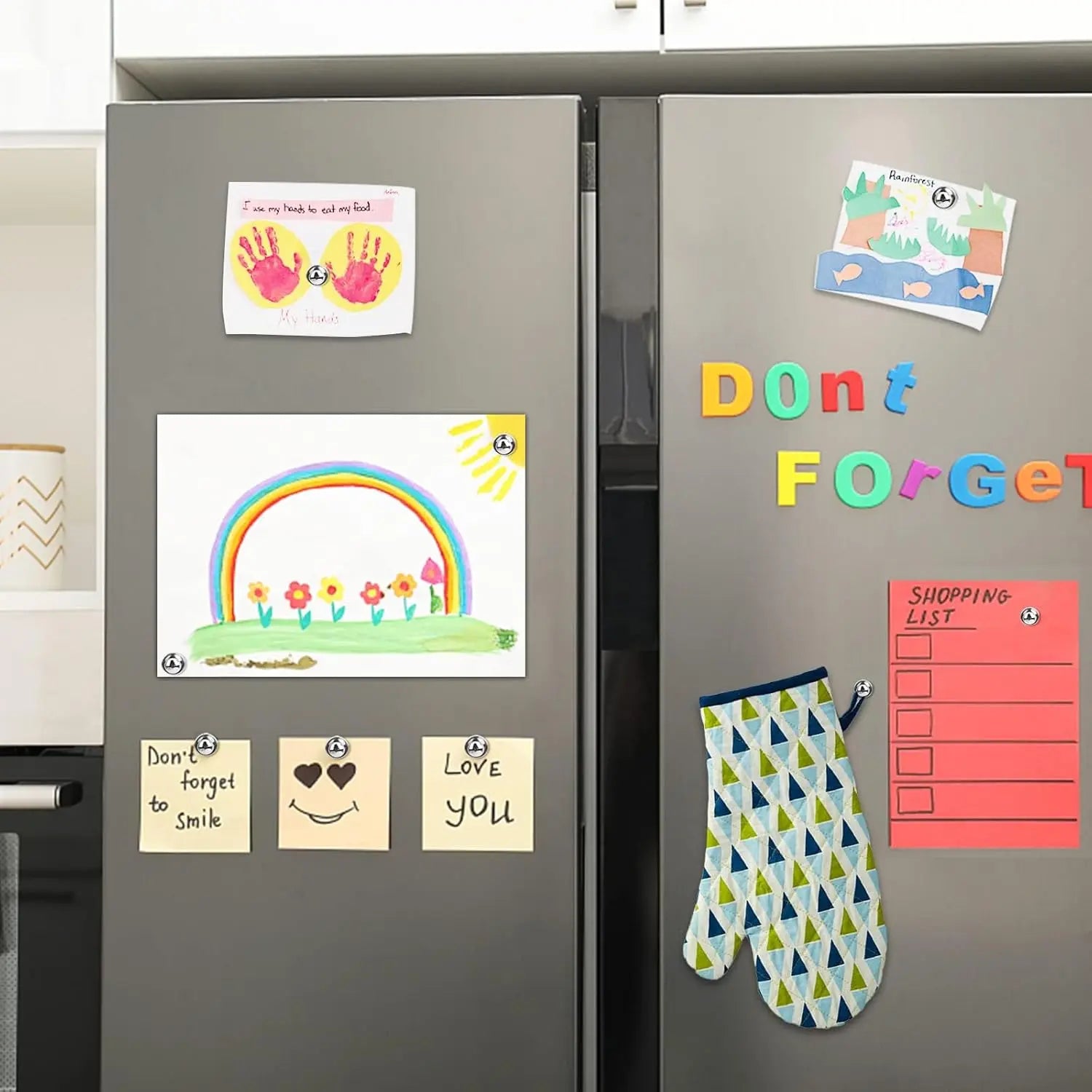90Pcs Refrigerator Magnets - Strong Neodymium Fridge for Whiteboard, Metal Push Pin Magnets, Ideal Kitchen, Office, School Wholesale Hub