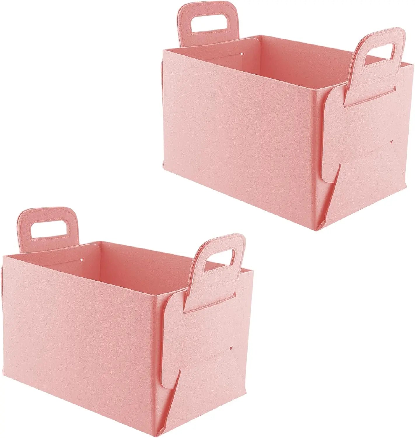 Car Trunk Organizer, Foldable Organizer for SUV, Lightweight Storage Sundries, Accessories Women and Men, Travel Essentials, Felt, 2 Pack Pink pink - Wholesale Hub