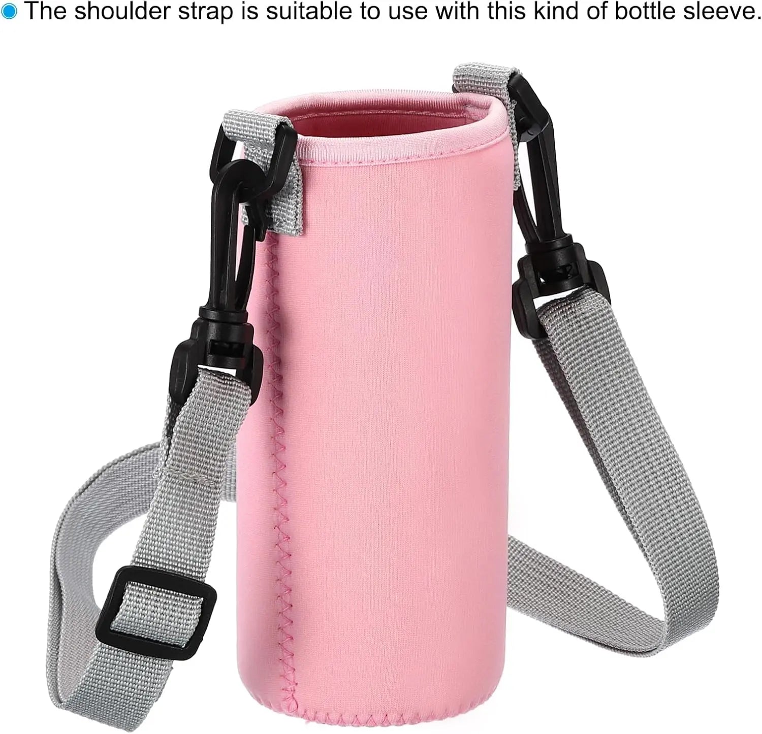 125cm x 2cm Replacement Shoulder Strap, 2 Pack Adjustable Swivel Clips Hook Buckle Slide Crossbody Bag Belt for Water Bottle Carrier Sling Bag, White - Wholesale Hub