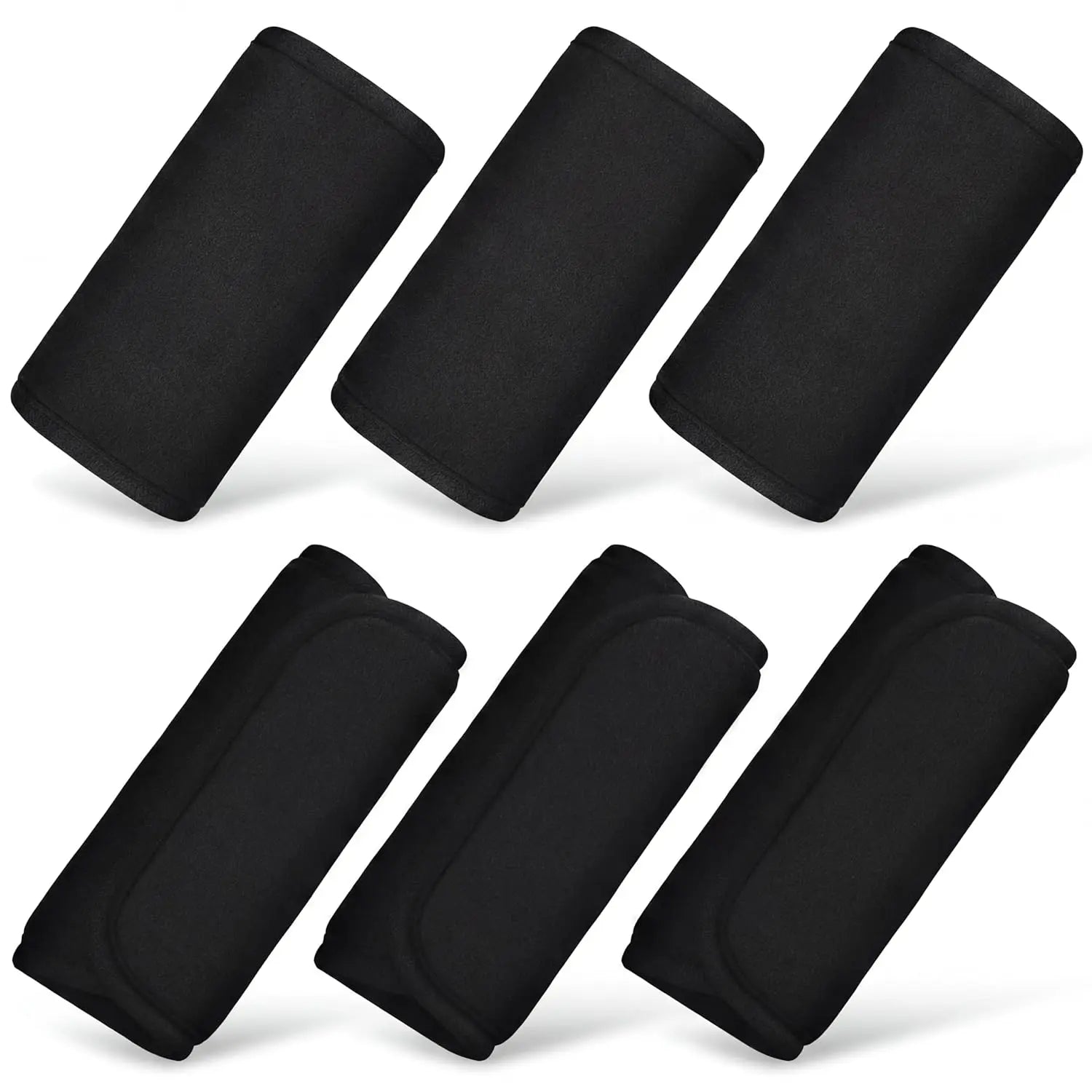 6 Pieces Car Seat Strap Pads Covers for Baby Kids, Carseat Shoulder Pads, Soft Belt Cover Infant Stroller Safety Cushion Boy and Girl, 2.4 x 5.7 Inches(Black) Black - Wholesale Hub