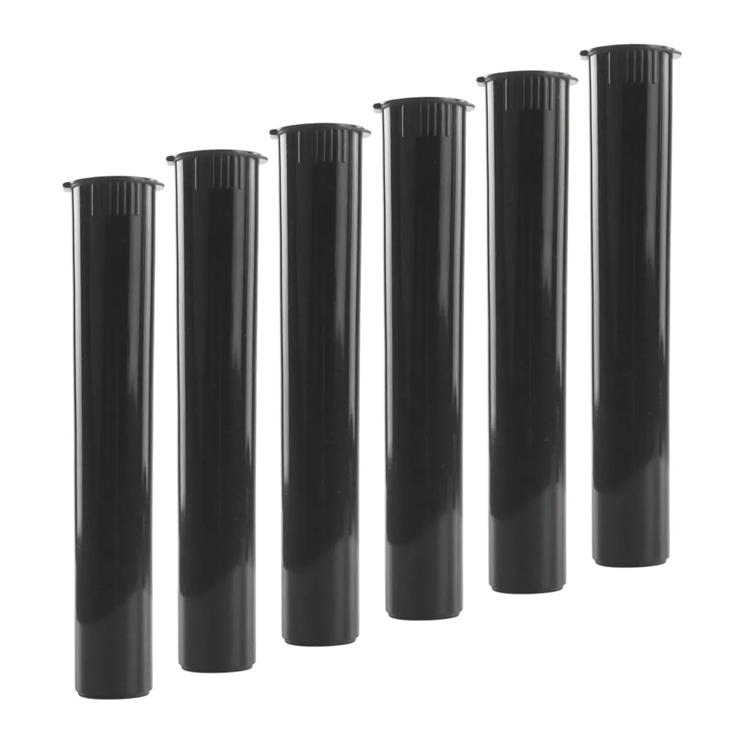116mm 6pcs Waterproof Cigarette Storage Tubes Squeeze Bottles with Caps Airtight Sealing Plastic Container Protect Pre-Roll Cigarettes Cigarillos (Black) Wholesale Hub