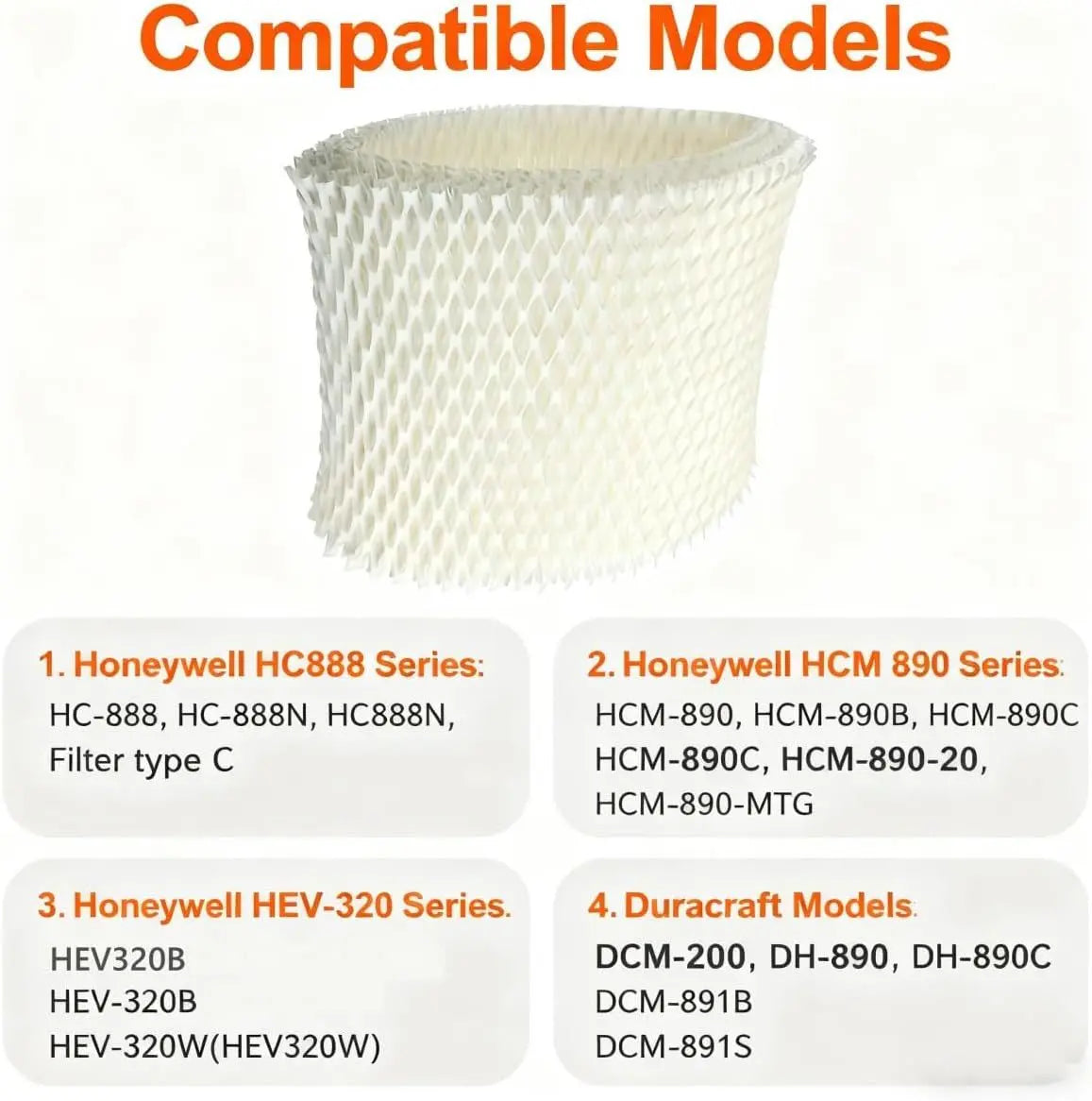 Humidiier ilter C Compatible with Honeywell HC-888N, HC-888, Wicking ilters Replacement Pack o 2 Wholesale Hub