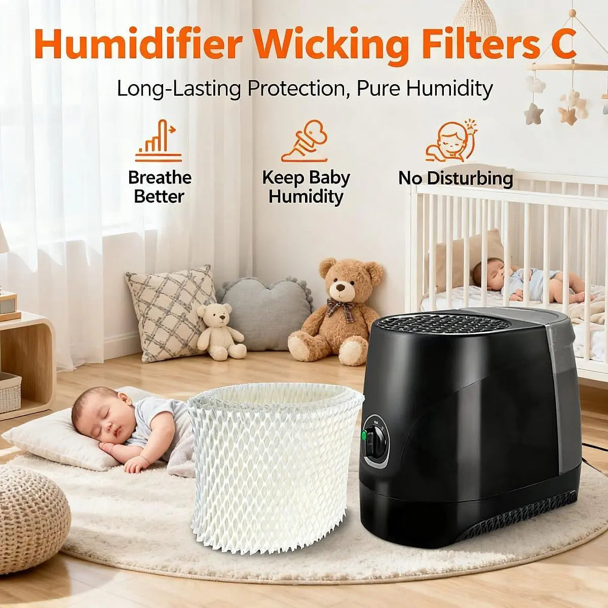 Humidiier ilter C Compatible with Honeywell HC-888N, HC-888, Wicking ilters Replacement Pack o 2 Wholesale Hub