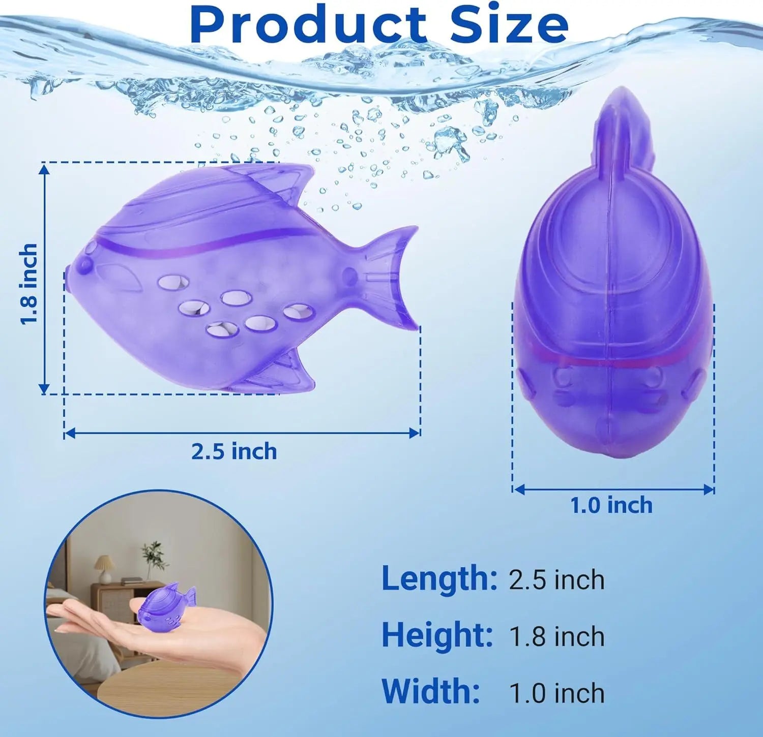 Humidiier Cleaning ish, 12 Pack Humidiier Cleaner or Humidiiers and ish Tanks, Puriies Water, Prevents Hard Water Build-Up, Reduces Scale, Purple Wholesale Hub