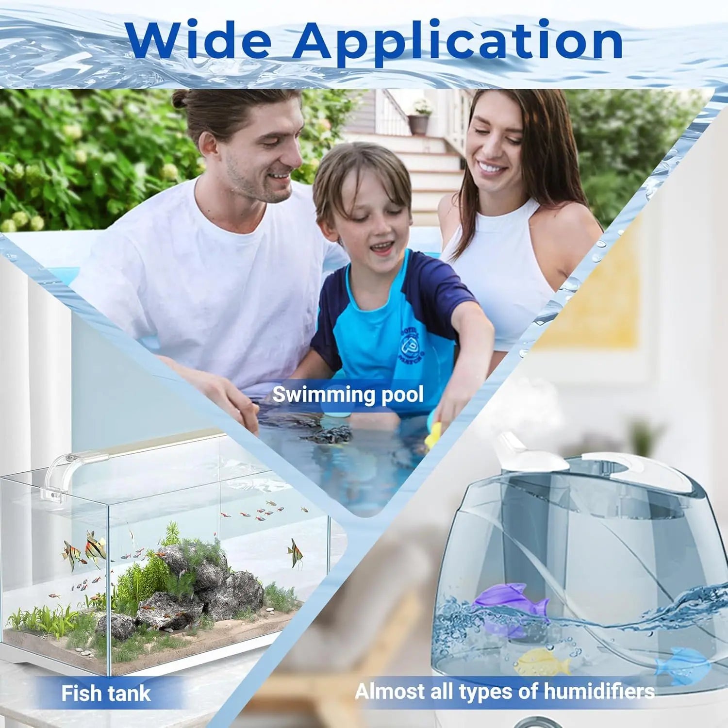 Humidiier Cleaning ish, 12 Pack Humidiier Cleaner or Humidiiers and ish Tanks, Puriies Water, Prevents Hard Water Build-Up, Reduces Scale, Purple Wholesale Hub