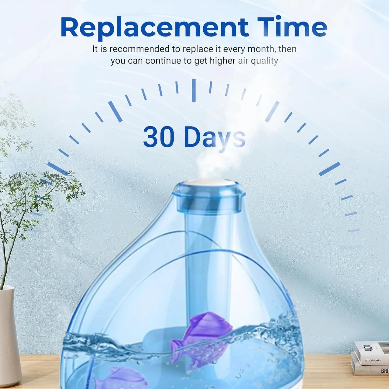 Humidiier Cleaning ish, 12 Pack Humidiier Cleaner or Humidiiers and ish Tanks, Puriies Water, Prevents Hard Water Build-Up, Reduces Scale, Purple Wholesale Hub