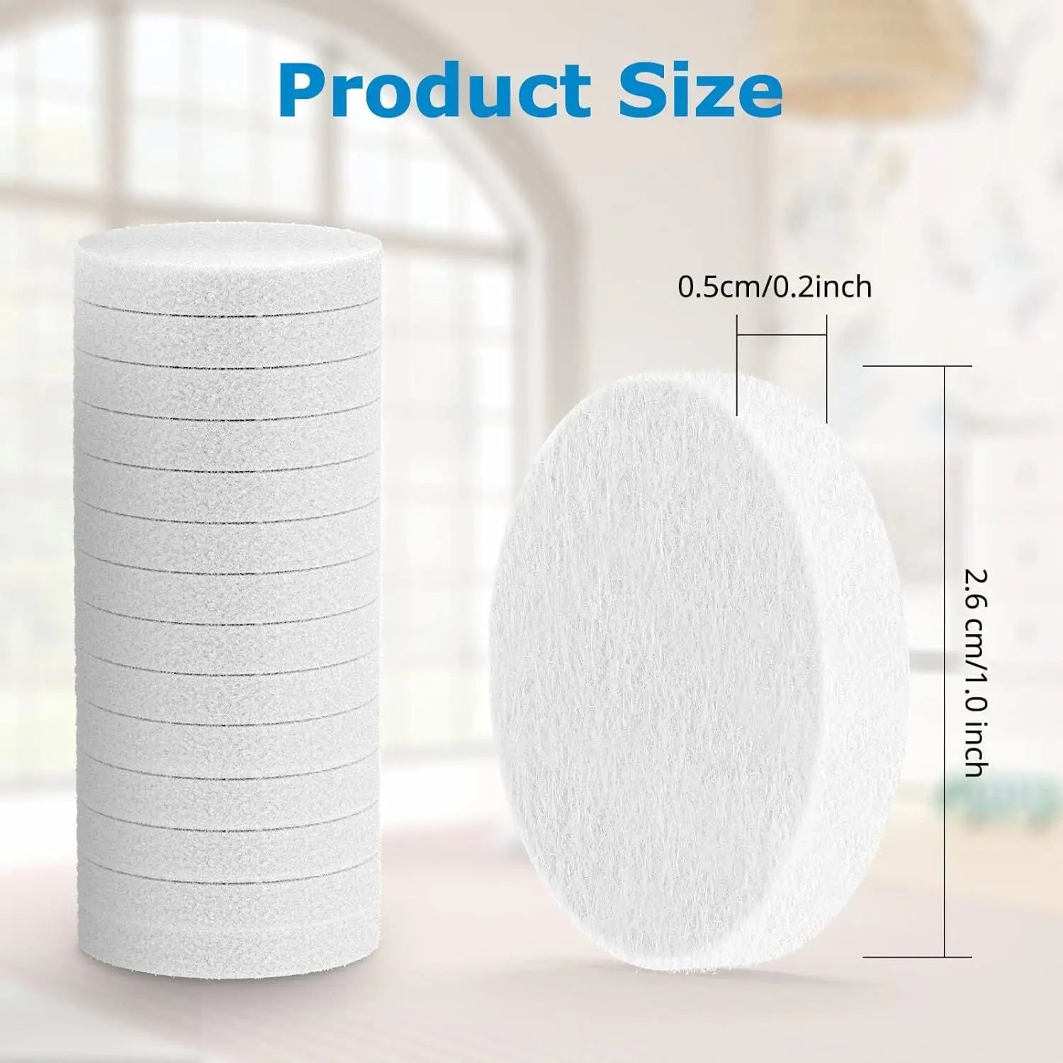 30 Pack Core Mini Aroma Pads Replacement or LEVOIT LV-H128 Essential Oil Replacement Aromatherapy Reill Pads Compatible with LEVOIT Core Mini/LV-H128 Air Puri-ier White Wholesale Hub