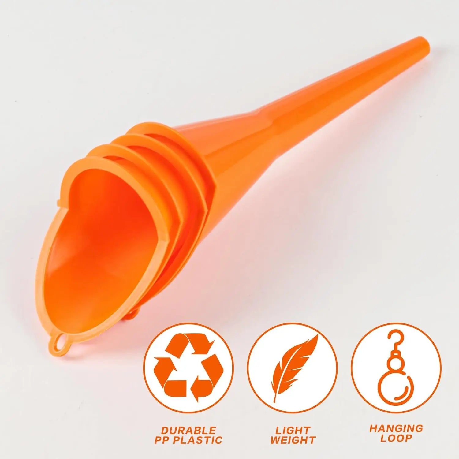 4 Pcs Plastic Long Neck Oil unnel or Change, Multi-unction Long or Transmission luid Automotive unnels, Car Water Diesel uel Kerosene Liquids Engine Oil unnel Set Wholesale Hub