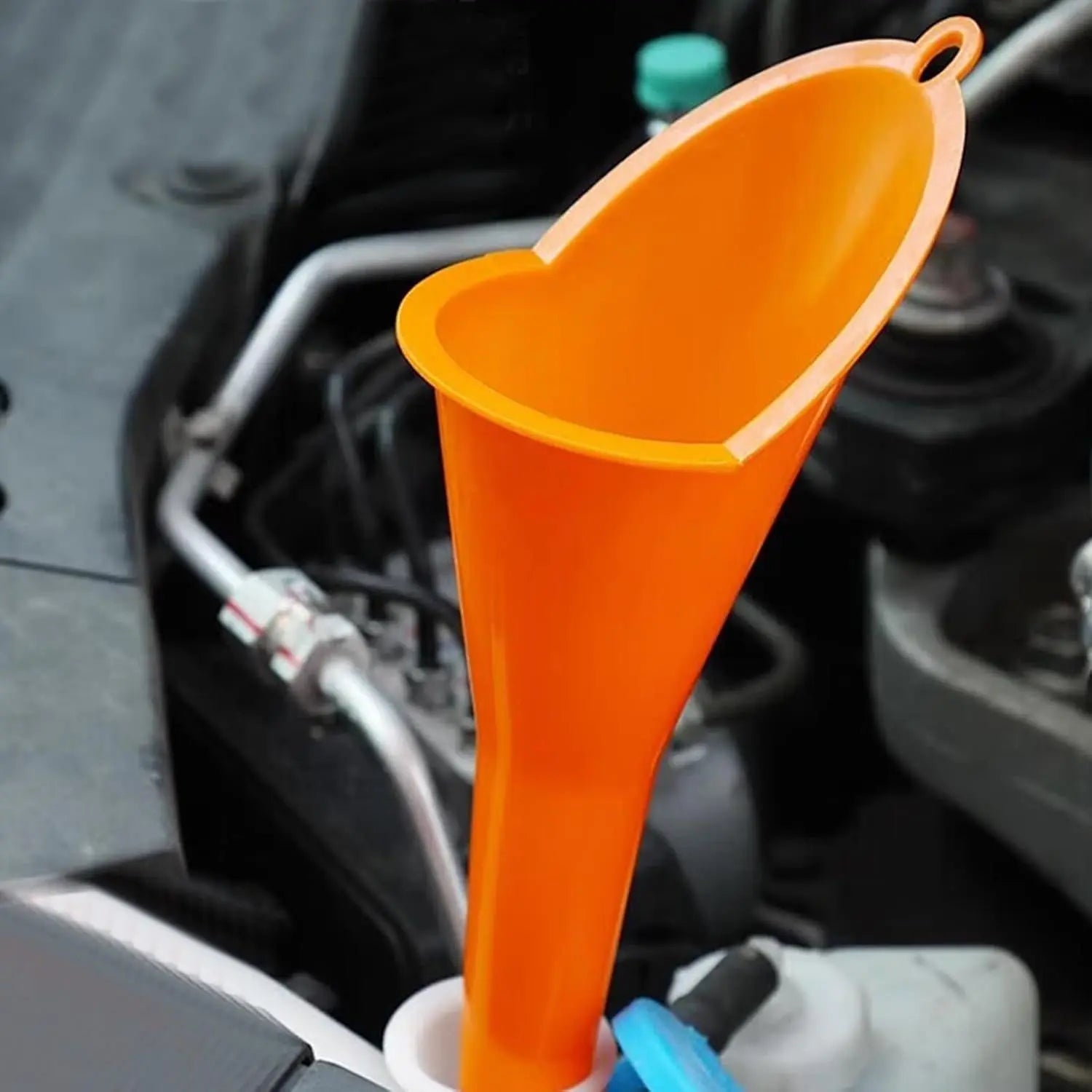 4 Pcs Plastic Long Neck Oil unnel or Change, Multi-unction Long or Transmission luid Automotive unnels, Car Water Diesel uel Kerosene Liquids Engine Oil unnel Set Wholesale Hub