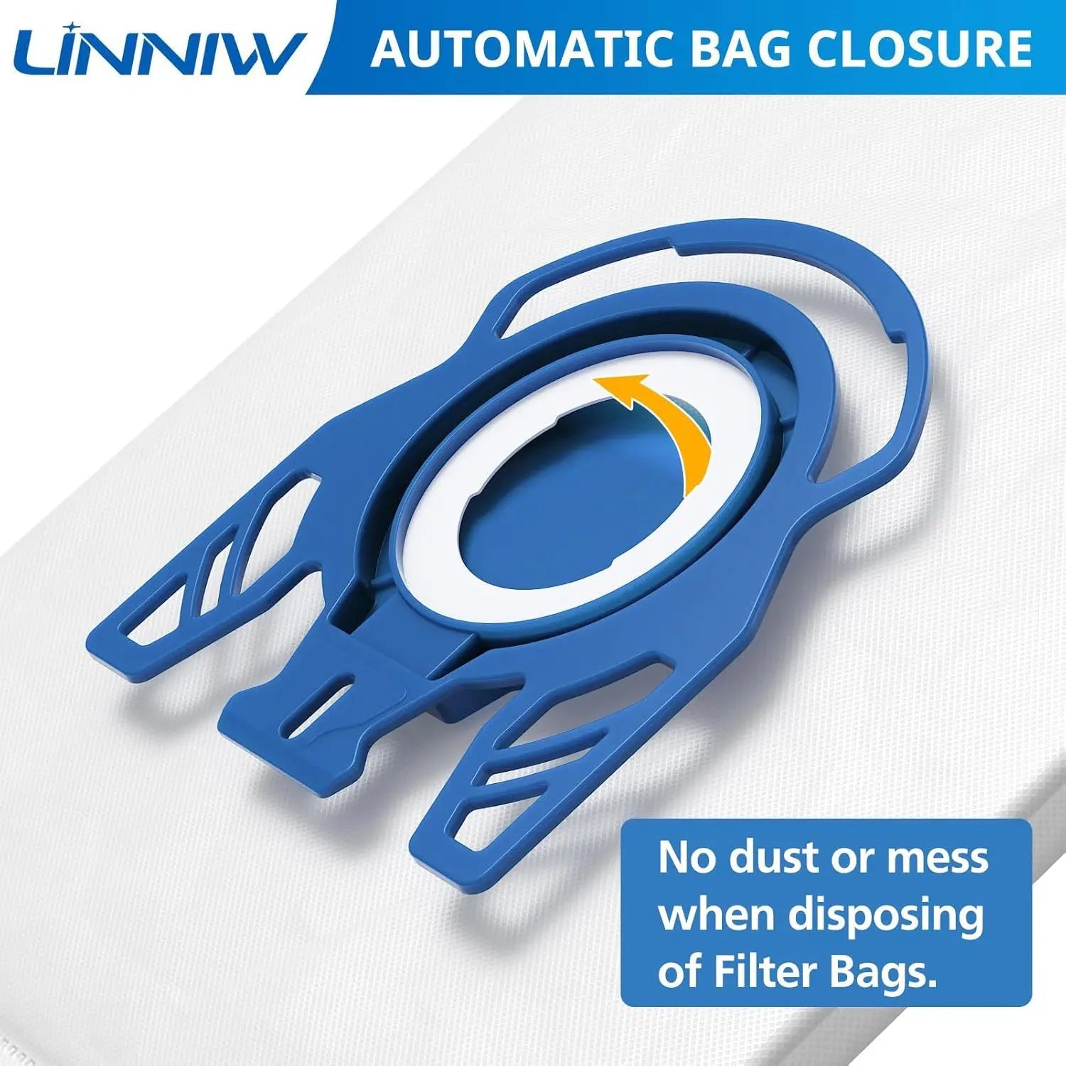 20 Pack 3D Airclean GN Vacuum Bags Compatible with Miele Classic C1, Complete C1, Complete C2, Complete C3, S227 S240, S270, S400, S2, S5, S8 Series Canister Vacuum Cleaner Wholesale Hub