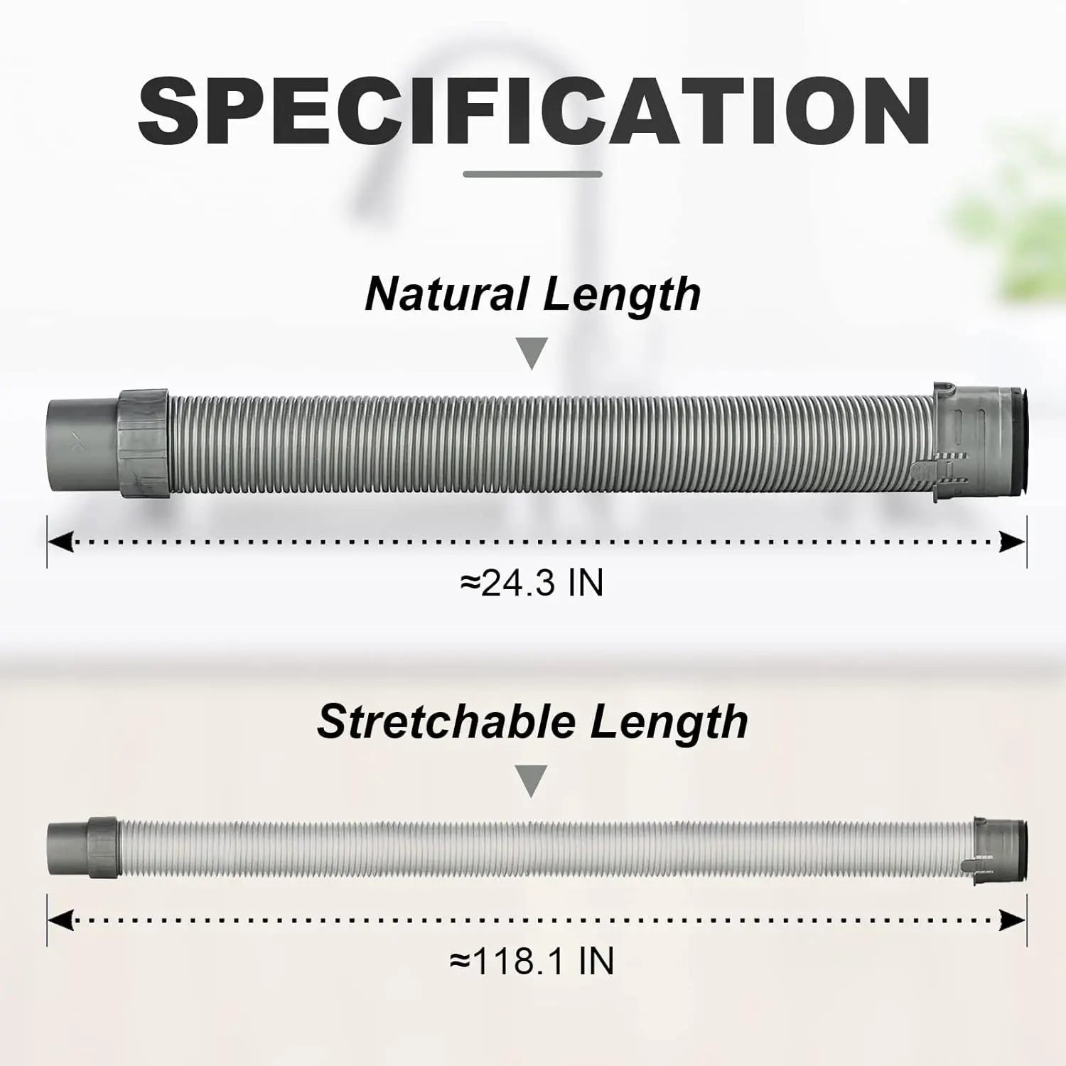 Vacuum Hoses or Shark NV22: Replacement Hose or Shark Navigator Vacuum NV22 NV44 NV46 NV60 NV70 NV80 NV355 UV400 UV410 - Part Number 1114C Wholesale Hub