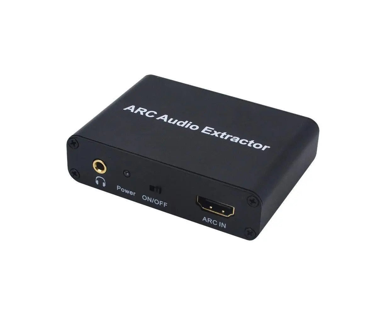 ARC to Audio Adapter Extractor HDMI-compatible Optical Fiber Coaxial 3.5mm Output Converter Black Wholesale Hub