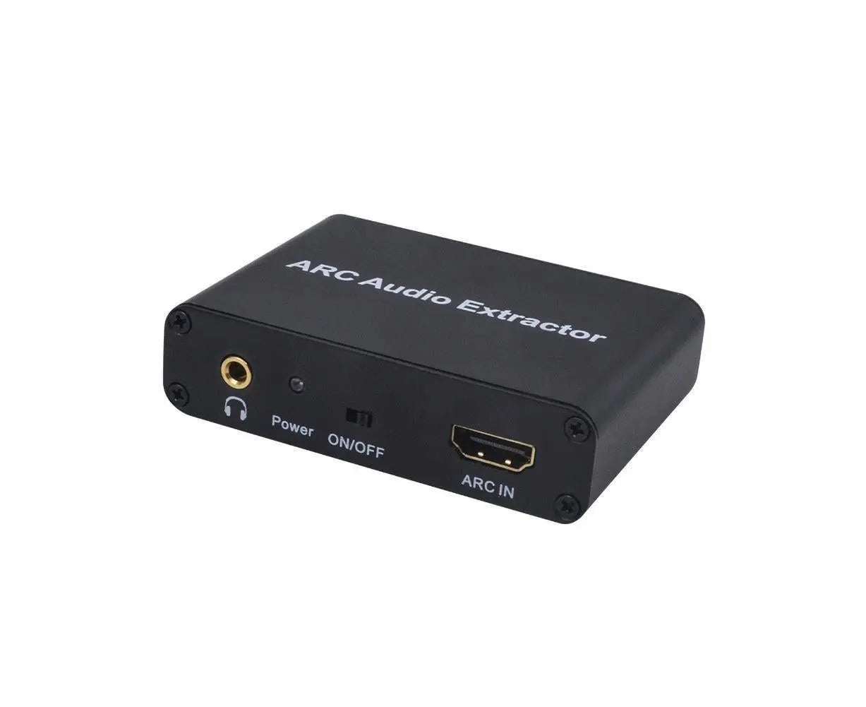 ARC to Audio Adapter Extractor HDMI-compatible Optical Fiber Coaxial 3.5mm Output Converter Black Wholesale Hub