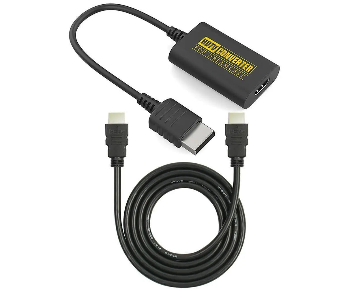 HDMI-compatible Adapter Converter for Sega Dreamcast DC Console HDMI-compatible/HD-Link Cable Wire Black Wholesale Hub