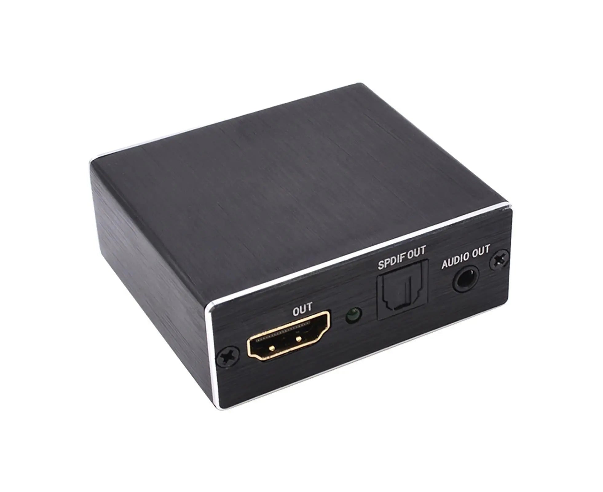 HDMI-compatible to SPDIF+R/L High Clarity Audio Converter Adapter 5.1 Optical Fiber Splitter 4K 2K Black Wholesale Hub