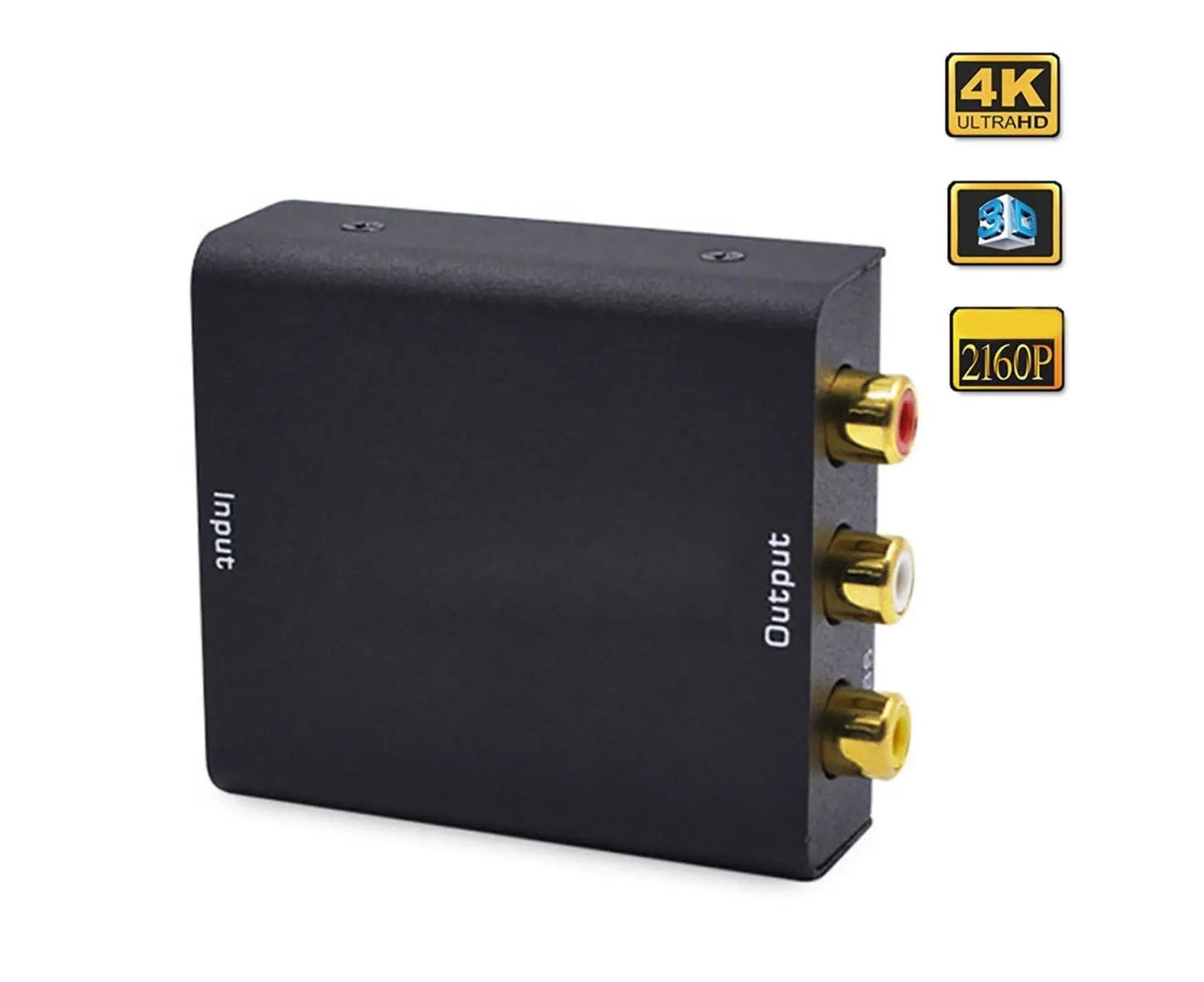 Mini HDMI-compatible 1.4b to AV 4Kx2K 1080P to 3RCA CVBS Video Audio Converter Adapter Black Wholesale Hub