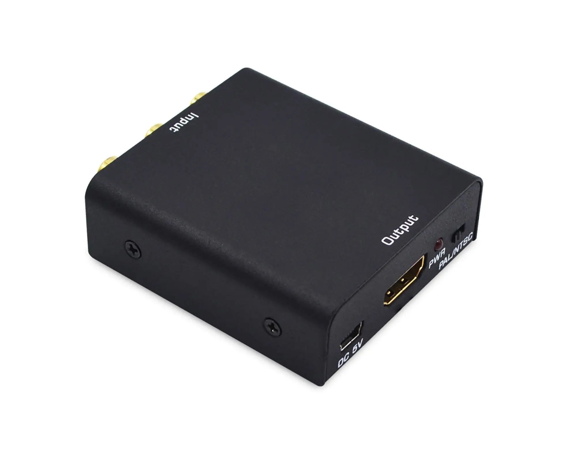 Mini HDMI-compatible 1.4b to AV 4Kx2K 1080P to 3RCA CVBS Video Audio Converter Adapter Black Wholesale Hub