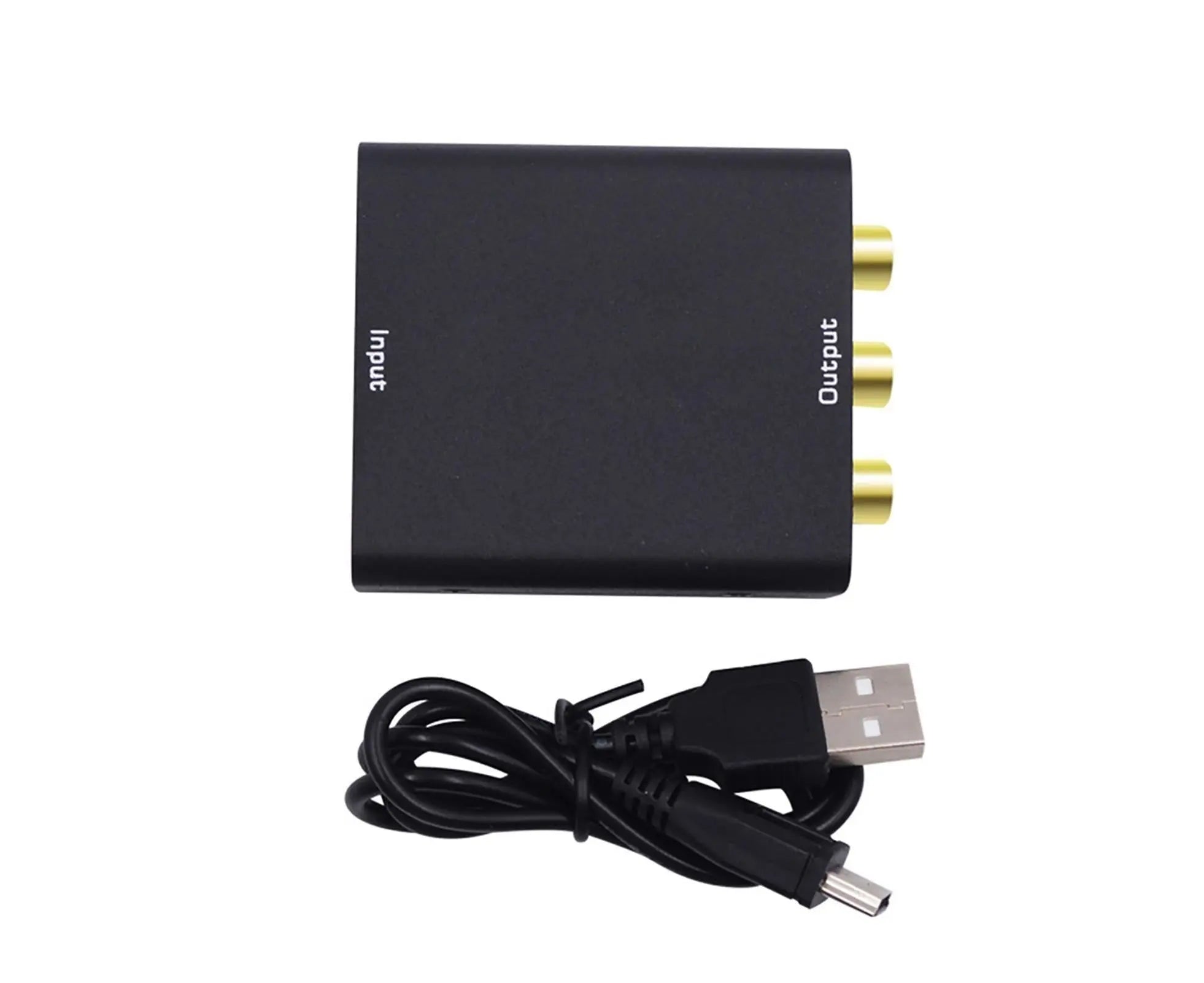 Mini HDMI-compatible 1.4b to AV 4Kx2K 1080P to 3RCA CVBS Video Audio Converter Adapter Black Wholesale Hub