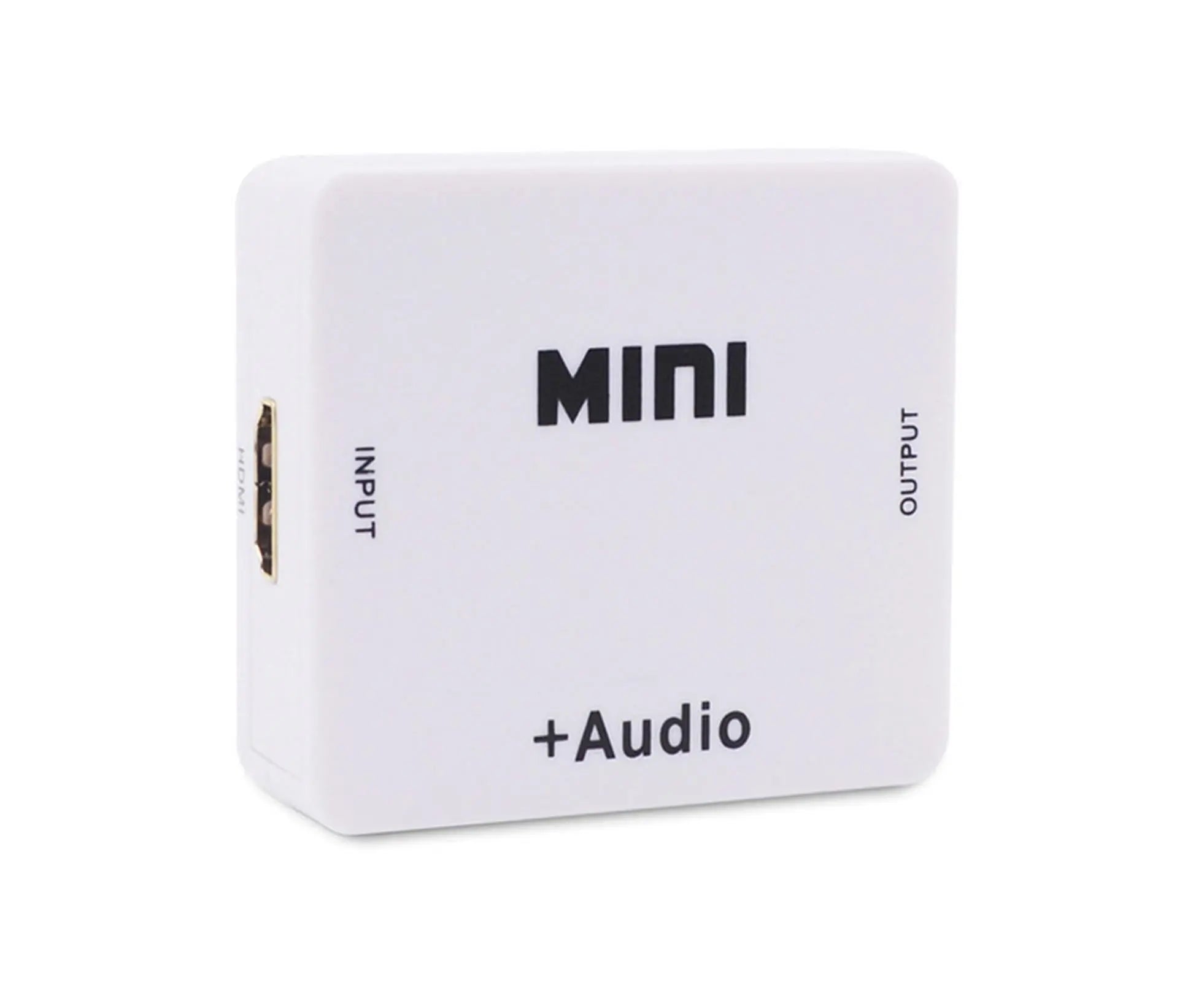 Multifunctional 1080P HDMI-compatible to HDMI-compatible 3.5mm R/L Audio Converter Extractor Splitter White Wholesale Hub