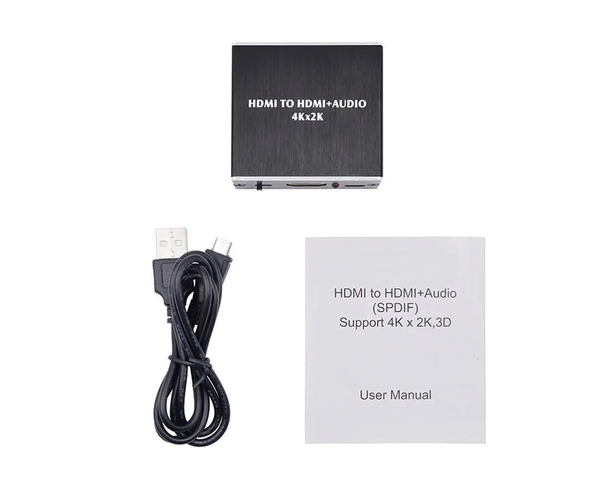 Portable 4Kx2K HDMI-compatible 1.4 Audio Splitter Extractor 5.1CH SPDIF Optical Converter Wholesale Hub
