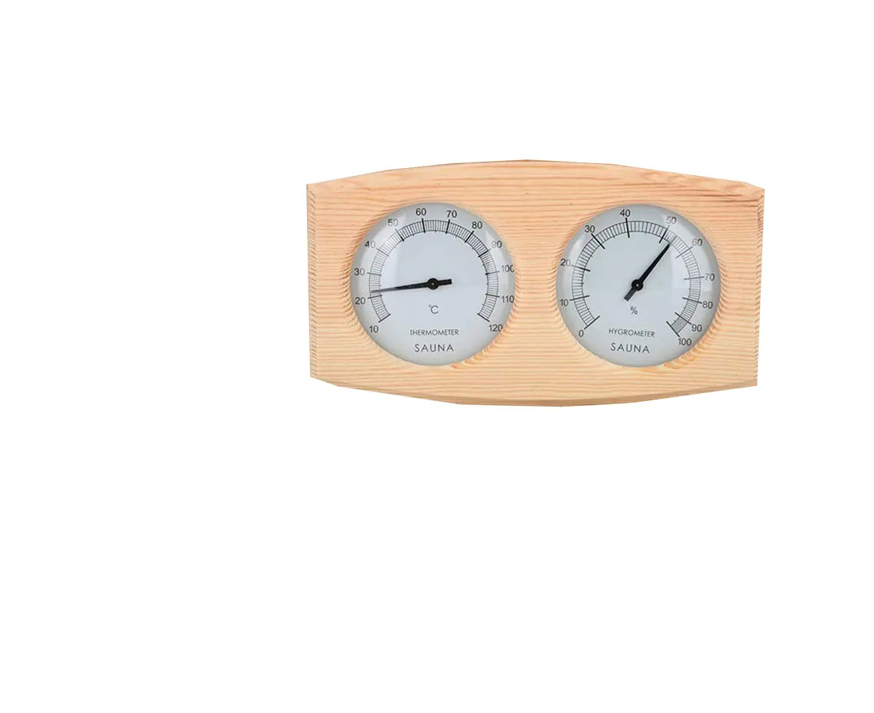 2 in 1 Sauna Room Wooden Thermometer Hygrometer Steam Temperature Humidity Meter Wholesale Hub