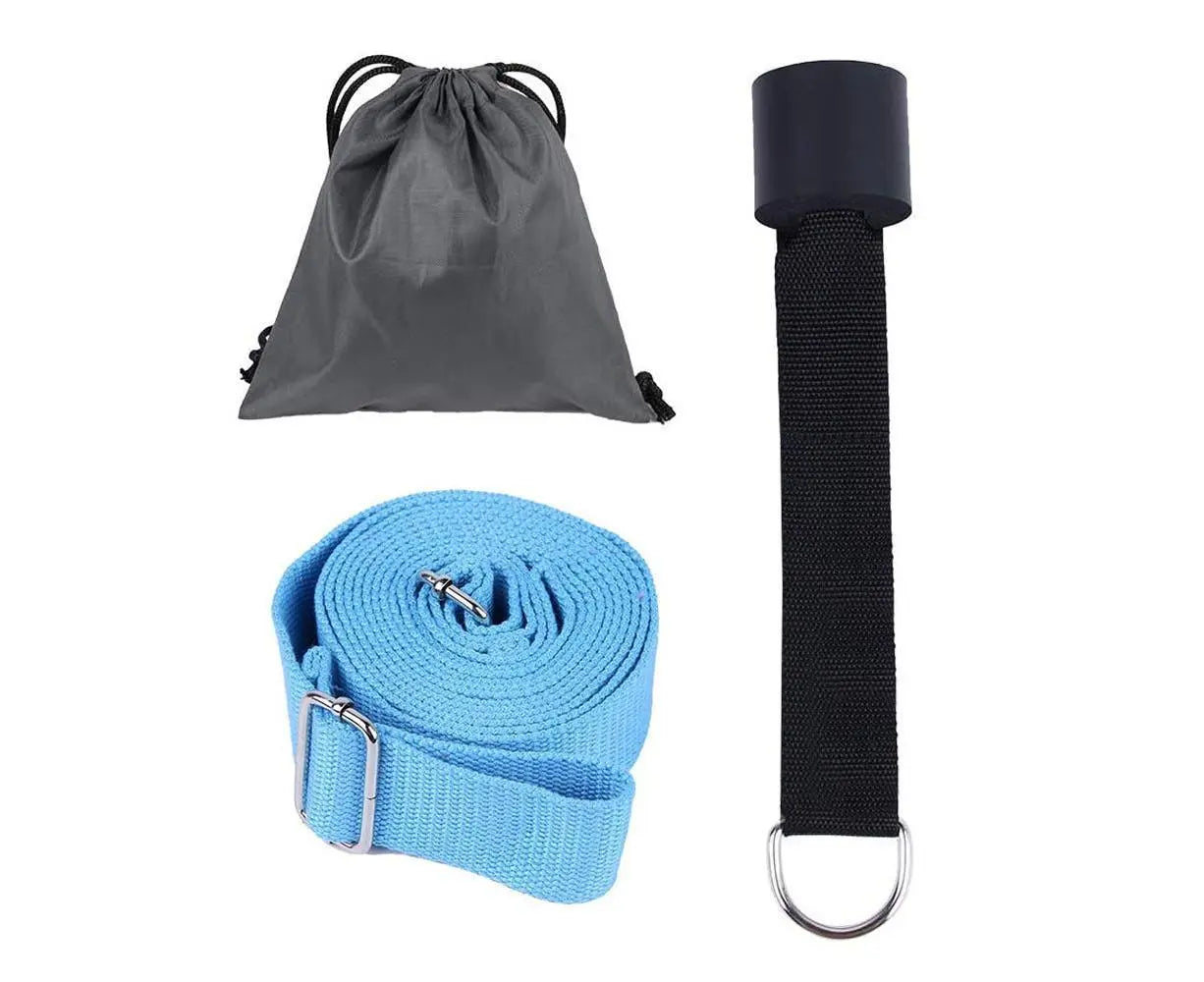 Adjustable Leg Stretcher, Door Flexibility Stretching Leg Strap,Great for Ballet Cheer Dance Gymnastics or Any Sport Leg Stretcher Door - Lake blue Wholesale Hub