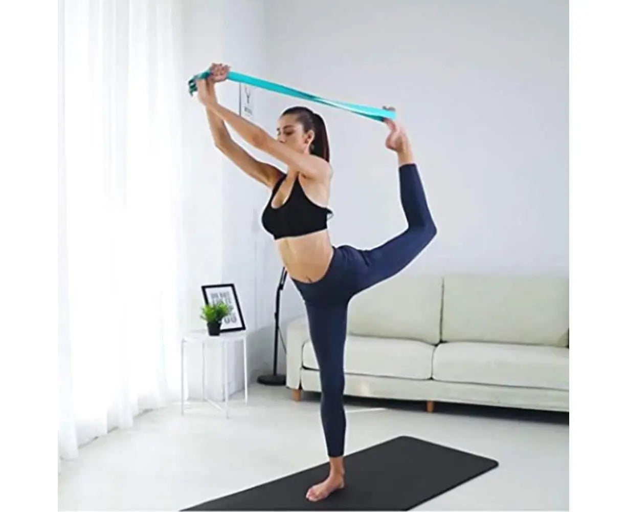 Adjustable Leg Stretcher, Door Flexibility Stretching Leg Strap,Great for Ballet Cheer Dance Gymnastics or Any Sport Leg Stretcher Door - Lake blue Wholesale Hub