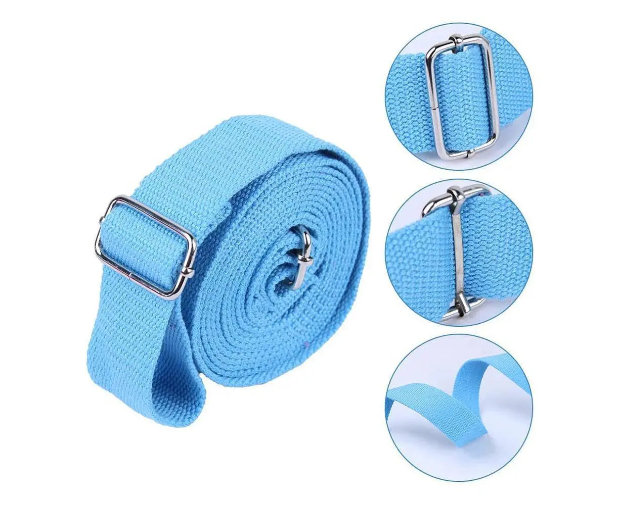 Adjustable Leg Stretcher, Door Flexibility Stretching Leg Strap,Great for Ballet Cheer Dance Gymnastics or Any Sport Leg Stretcher Door - Lake blue Wholesale Hub