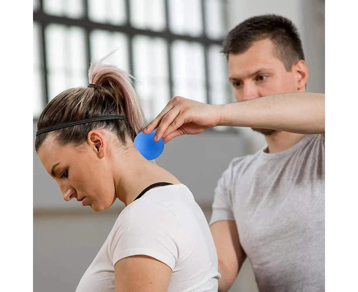 Fitness Ultimate Massage Balls for Physical Therapy ,Deep Tissue Trigger Point Myofascial Release Tools,Back, Shoulder - Blue Wholesale Hub