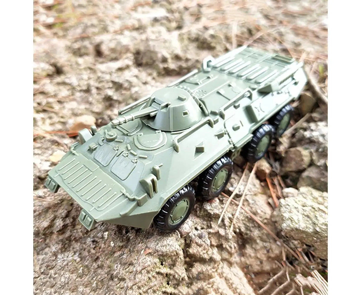 2Pcs/Set 1/72 M35 Truck BTR-80 Cavalry Carrier Model DIY Assembly Craft Boy and Girls Toy Wholesale Hub