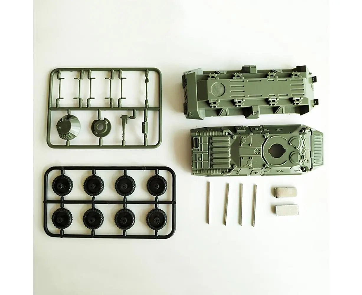 2Pcs/Set 1/72 M35 Truck BTR-80 Cavalry Carrier Model DIY Assembly Craft Boy and Girls Toy Wholesale Hub