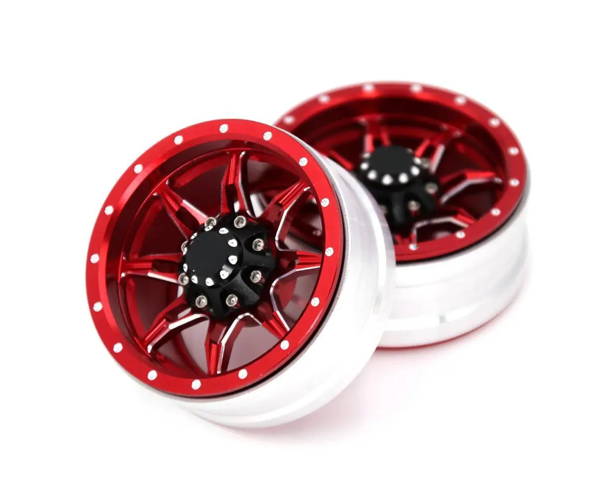 4Pcs/Set 1.9 Inch Wheel Rim Metal Parts for 1/10 Remote Crawl Car Red Wholesale Hub