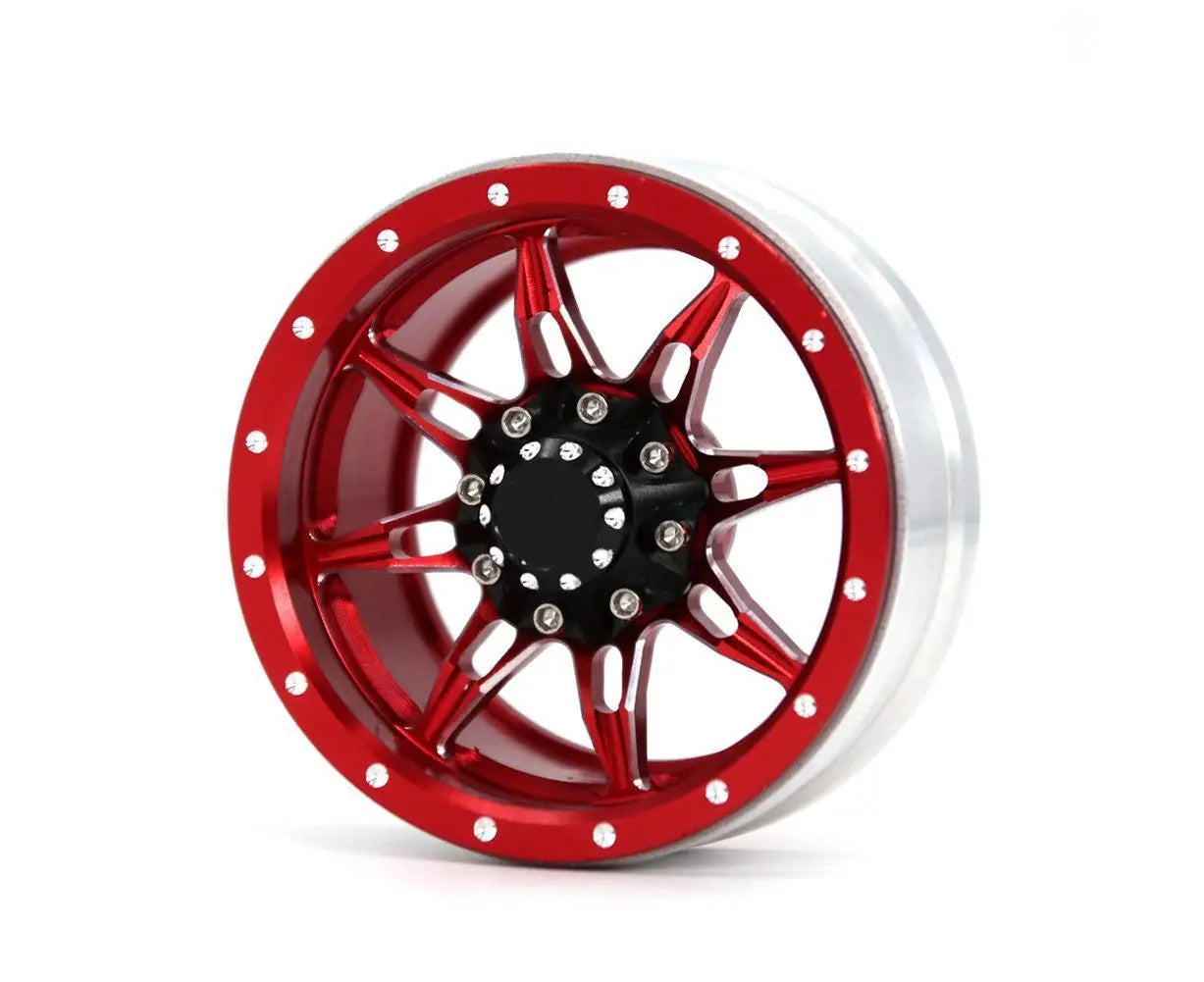4Pcs/Set 1.9 Inch Wheel Rim Metal Parts for 1/10 Remote Crawl Car Red Wholesale Hub