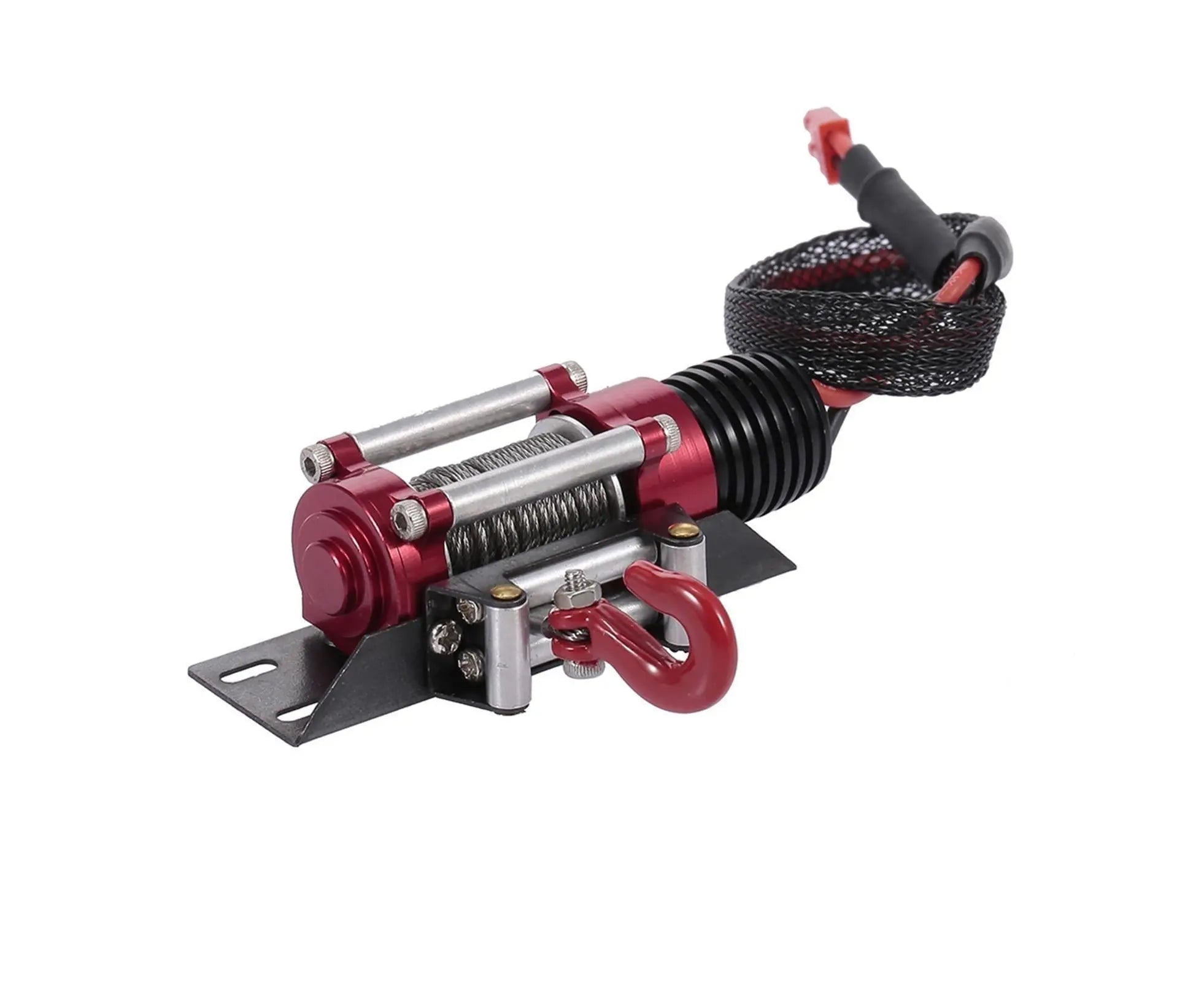 RC Car Winch Practical Durable Lightweight Creative Portable Replacement Metal 1/10 RC Car Automatic Crawler Winch Set Wholesale Hub